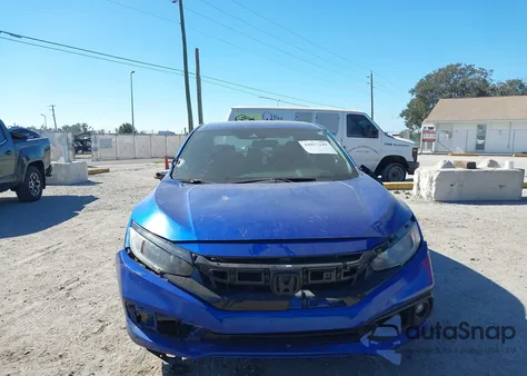 2019 Honda Civic Sport from USA, damaged, VIN 2HGFC2E85KH550838